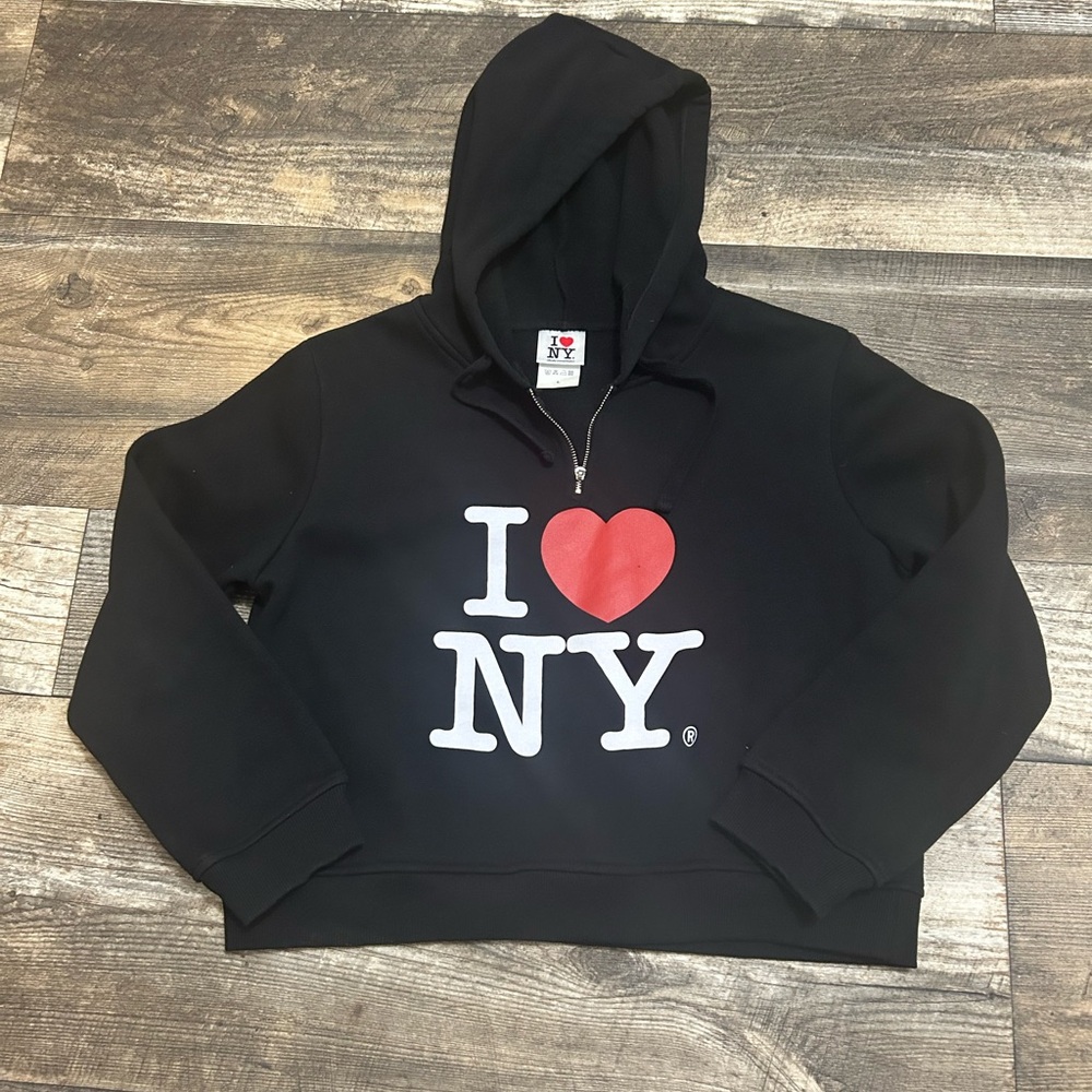 Love New York Black Classic
Logo Hoodie Size L I Heart NY
Sweatshirt